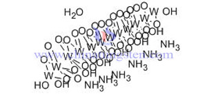 Ammonium Metatungstate Molecular Structure